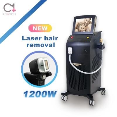 China 1200W 1600W Fiber Diode Laser Hair Removal Machine with Multifunctional 3 Wave Laser for sale