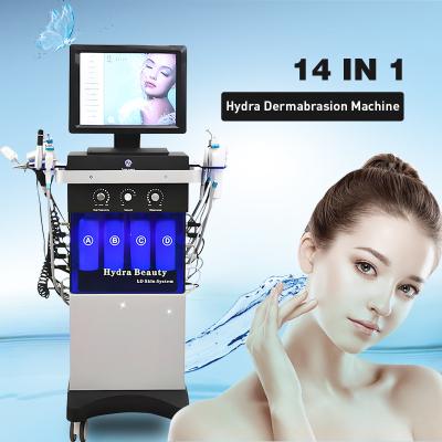 China Hydra Dermabrasion Hydro Skin Tightening Anti-Aging Wet Crystal Microdermabrasion Water Jet Peel Facial Machine for sale