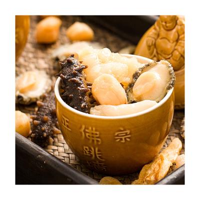 China Rich flavor; healthy ; Nutrition Fotiaoqiang Frozen Abalone Precooked Seafood Stew Buddha Jumps Over The Wall Fast Food Ready-to-Eat Food for sale