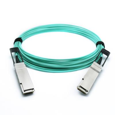 China FTTX 100G QSFP28 to QSFP28 100gbps AOC Cable QSFP-100G-AOC1M for sale