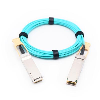 China FTTX 100G QSFP28 to QSFP28 100gbps AOC Cable QSFP28-100G-AOC-3M for sale