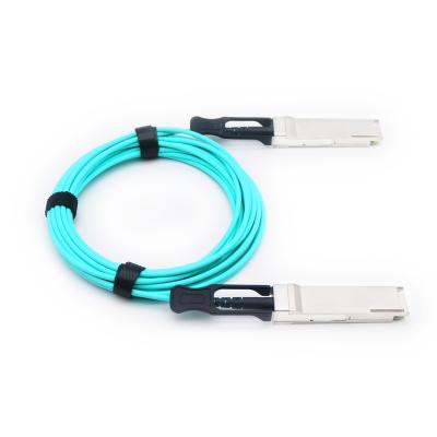 China FTXX 5M (16ft) QSFP-H40G-AOC5M Compatible 40G QSFP+ to QSFP+ AOC Active Optical Cable for sale