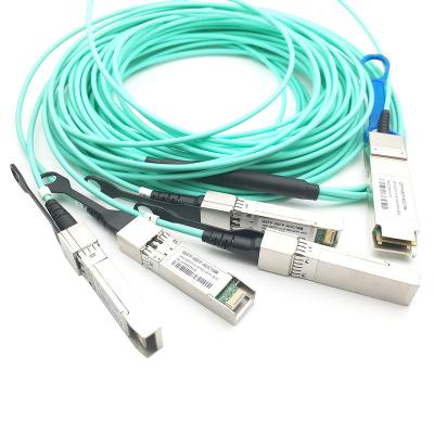 China FTXX high performance 40g qsfp to active 10g SFP adapter module aoc cable breakout fiber optic cable for sale