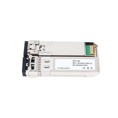 China FTXX SFP-10G-SR-S 10GBASE SFP+ 850nm 300m DDM LC MMF SFP Transceiver Compatible 10G Duplex Module for sale