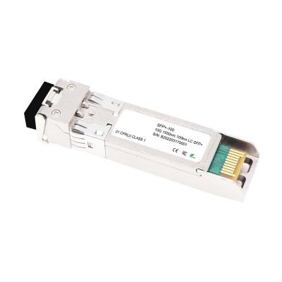 China Compatible FTXX SFP-10G-ZR100 10GBASE-ZR SFP+ 1550nm 100km DDM LC SMF Transceiver Duplex Module for sale