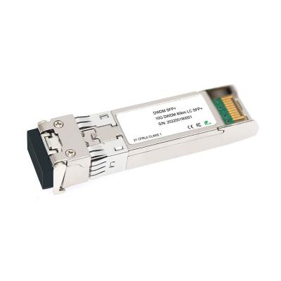 China FTXX Dwdm SFP 10g 15xx.xxnm SFP 80km dwdm with ddm function fiber optic transceiver for sale