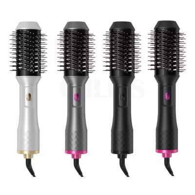 China Ionic Professional Private Label 3 in 1 Hair Dryer Volumizing Brush One Step Running Hair Dryer and Styler Electric Hot Airbrush for sale