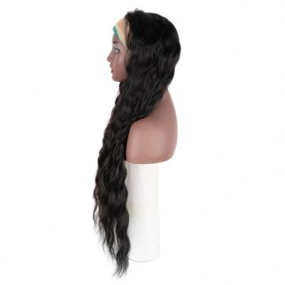 China Best Selling Lace Front Faux Regular Wave Braid Ponytail Wigs for sale