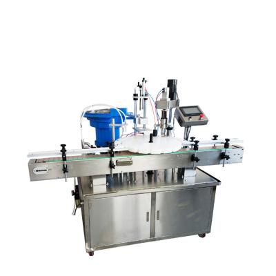 China AFC980 Beverage Rotary Type Small Volume Automatic Glass Bottle Filling Capping Machine For Liquid Cosmetic / Medicine for sale