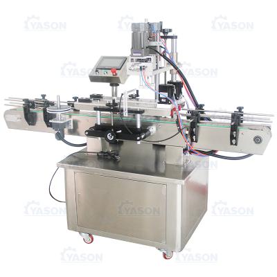 China Food Glass Bottle Beer Cover Single Head Plastic Table Electric Capping Machine for sale