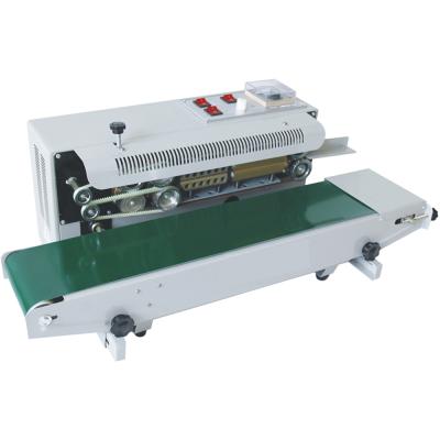 China FR900 Horizontal Continuous Garment Bag Sealing Machine Plastic Bag Sealer for sale