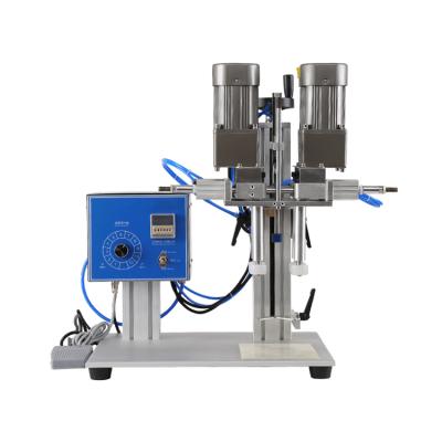 China YTK-6100 semi automatic beverage twist off trigger spray screw lid bottle capper/screw capping machine/twist capping machine for sale