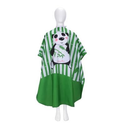 China Panda Pattern Cute Salon Cloak Cape Barber Hair Cutting Salon Hairdressing Cape for Kids for sale