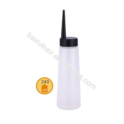 China Fashion Salon Sundries Plastic Hair Applicator Bottle With Tip Cap for sale