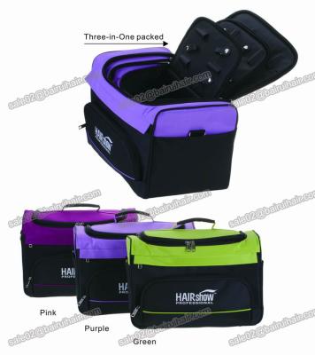 China Multi-compartment allows you to organize your professional multi-function tools hairdressing tool bags easily, three-in-one holster bags for beauty salon for sale