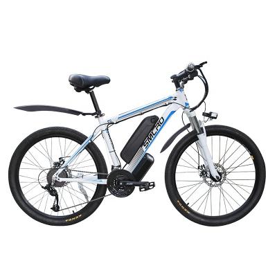 China Aluminum Alloy 26 Inch Aluminum Alloy Wheel Ebike Cheap Integrated Electric Mountain Bikes With Shimano 21 Speed ​​Transmission System for sale