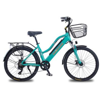 China 26 Inch Electric Bikes New Products Multifunctional Hot Adult E-Bike For Sale Electric Bike For Women Lady for sale