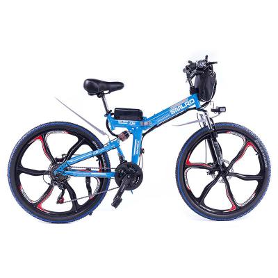 China City Folding Ebike 26 Inch Electric Bike 48V 10Ah Foldable Electric E-Bikes 350W 250W Mountain Bike Dirtbike For Adults for sale