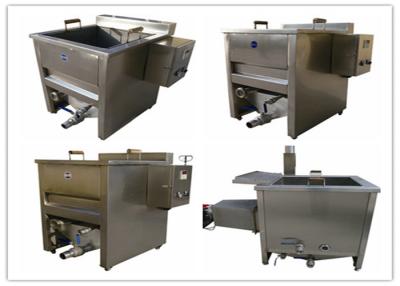 China No Oil Smoke Automatic Fryer Machine / Donut Frying Machine For Potato Chips for sale