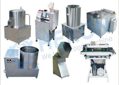 China Potato Chips Production Machine , Frozen French Fries Processing Equipment for sale