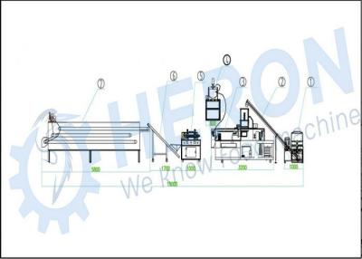 China Nutritional Cereal Making Machine / Snacks Production Line with air conveyor for sale