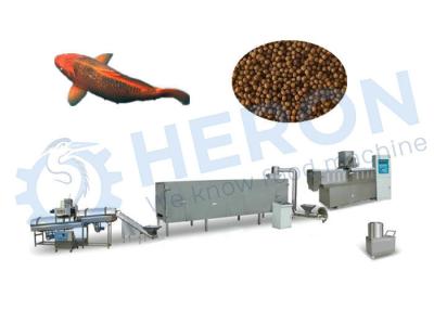 China Automatic Fish Food Production Line Equipment , Free Installation , Formula for sale