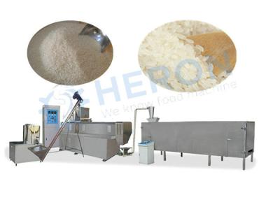 China 82KW Artificial Rice Production Line , Baby Nutritional Rice Powder Making Extruder Machinery for sale