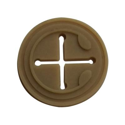 China Viable Soft PVC Rubber Material 3D Custom Design Rubber Heat Transfer Earphone Hole Patch Labels For Bag Clothes for sale