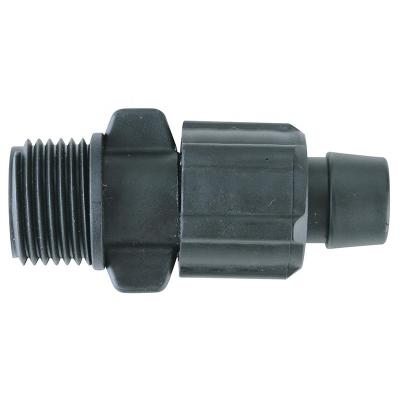 China Irrigation Product Accessories Joint for Belt Sprinkler Engineering Plastic Connector Te koop