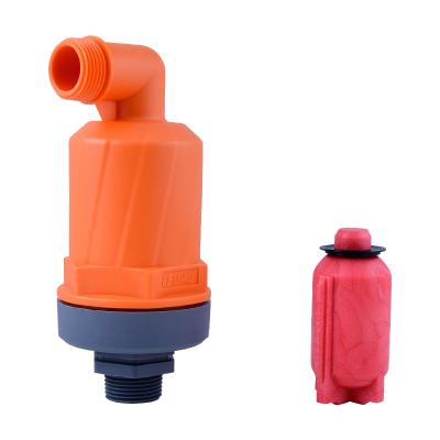 China Kinetic Airvent and Vacuum Relief Air Release Valve Accessory for Sprinkler Irrigation Te koop