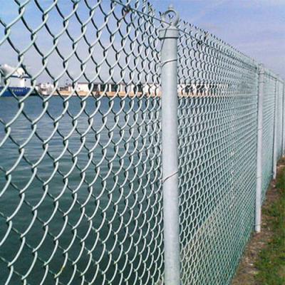 China Easily Assembled PVC Fence Chain Link Fence Garden Fence Mesh Used Chain Link For Sale for sale