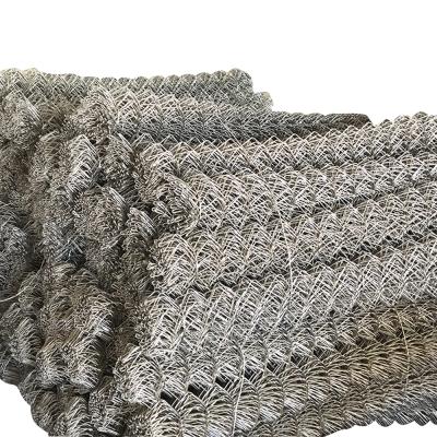 China Craigslist Easily Assembled Used Chain Link Fence For Sale 9 Gauge PVC Security Coated Wire Mesh Chain Link Fence for sale