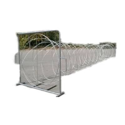 China Lightweight Mobile Security Razor Barbed Wire Fence Solve Emergency Problems for sale