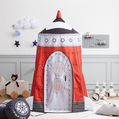 China Easy Assemble Asweets Children's Rocket Pop Up Kids Castle Indoor Outdoor Play House Toy Tent for sale