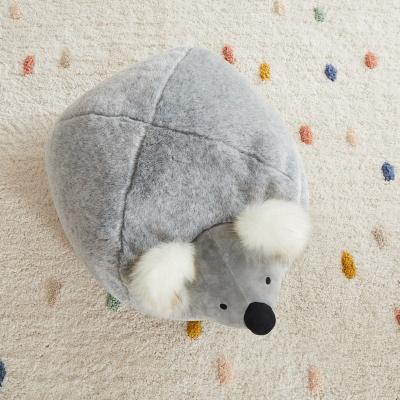 China Asweets Cute Indoor Play Room Animal Shape Bean Bag Plush Pouf for sale