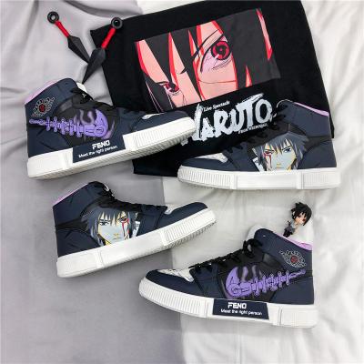 China Cushioning 4 Basketball Shoes College Anime Men Women Aj Pain Itachi Sasuke Kakashi Canvas Shoes Senju Hashirama Outdoor Casual Sneaker Men Women Casual Sneakers for sale