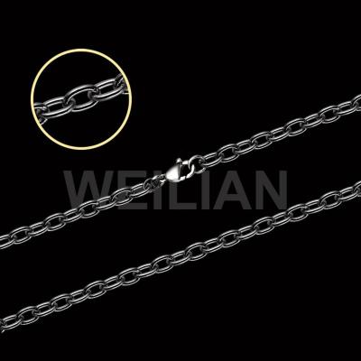 China Stainless Steel 316L Stainless Steel Chain For Making Jewelry Chain for sale