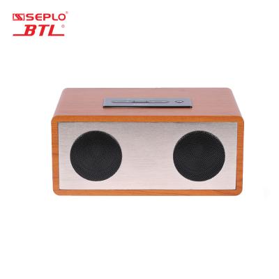 China Mini Portable Home Theater Wooden Blue Tooth Speaker A-3 for sale