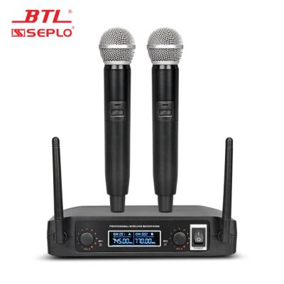 China Headset Microphone BTL Professional Karaoke VHF Wireless Microphone SE-304 for sale