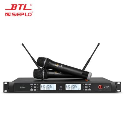 China China Headset Microphone Good Quality OEM BTL Handheld UHF Microphone Wireless System for sale