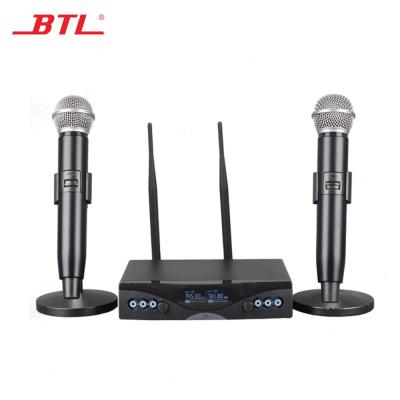 China BTL handheld microphone top selling home handheld karaoke ktv UHF wireless microphone SE-503 for sale