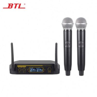 China Microphone China Factory Lavalier Digital Fm Microphone Handheld Wireless Karaoke MIC for sale