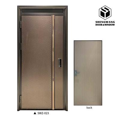 China Customizable Apartment Aluminum Swing Door  Architectural Metal Swing Door for sale