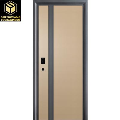 China Corrosion Resistance Durable Aluminum Impact Front Doors Modern Aluminium Front Doors For Homes for sale