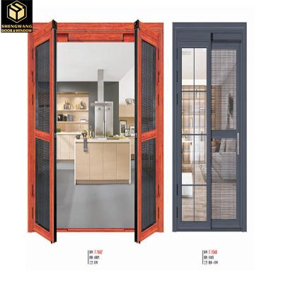 China Waterproof Aluminum Frame Sliding Glass Doors 4mm 6mm Aluminum Sliding Patio Doors for sale