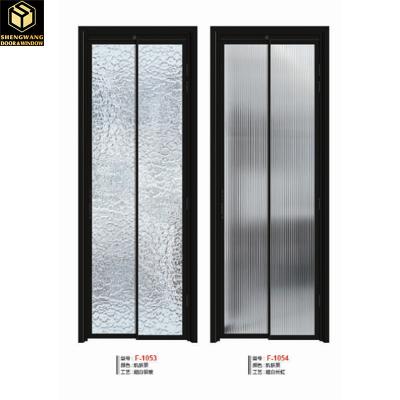 China Entrance  Glass Aluminium Hinged Doors Customized Width Sliding Hinge Door for sale