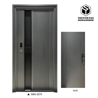 China Interior Fireproof Aluminum Room Door Customized Color Fire Rated Doors Residential for sale