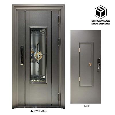 China Solid Wood  Customizable Finish Aluminium Inside Doors Fire Door 30 Minutes for sale