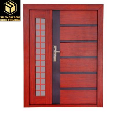 China Colour personalizado de aluminio puerta de entrada aislamiento acústico para hotel en venta