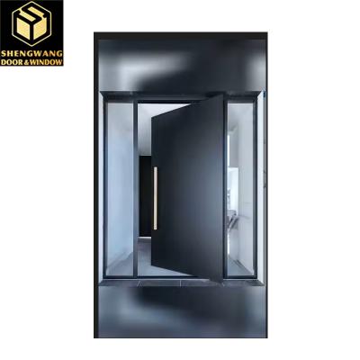 Chine Hôtel Villa Porte en verre pliable en aluminium Appartement Porte en verre bipliée en aluminium à vendre